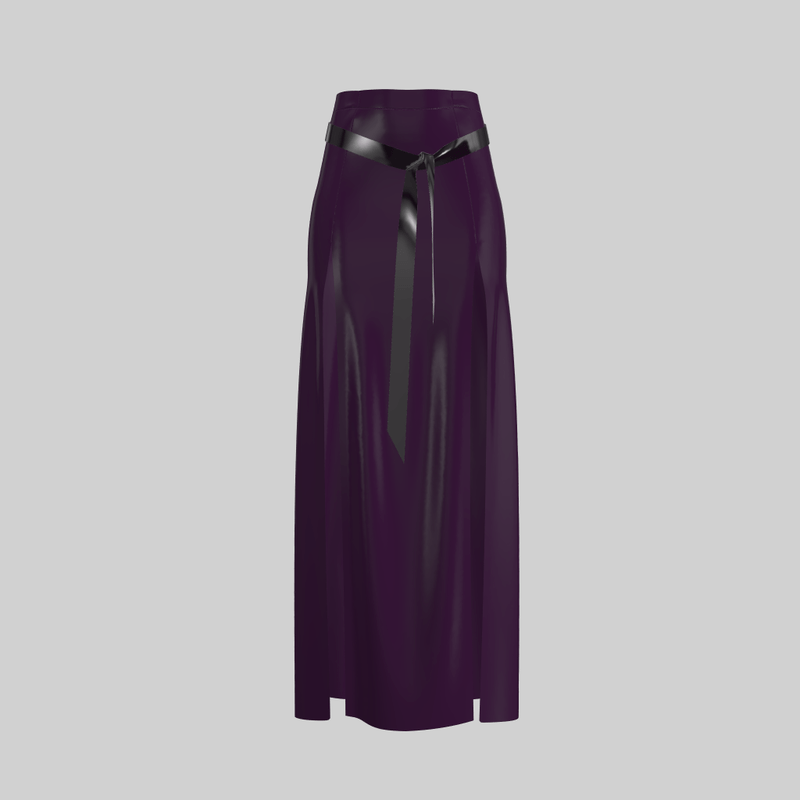 Skirt Briana Vinyl Deep Purple 2.0