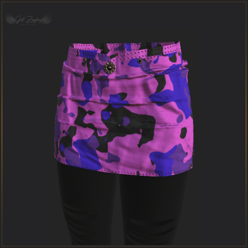 ARMY SKIRT WITH LEGGINGS-PINK