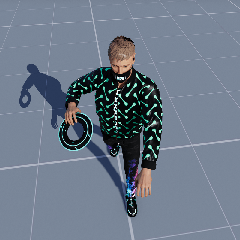 Memory Disc Grab-Aim-Holster Loop