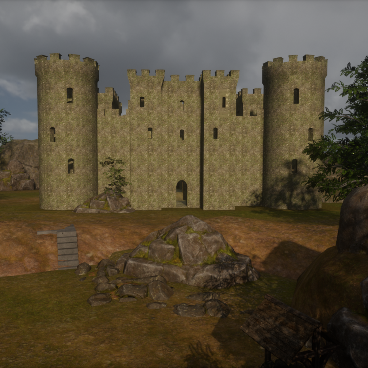 Castle with Collision