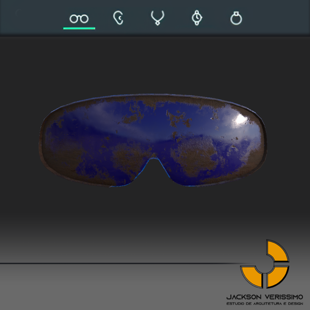 Cyber Glasses 5- Blue Garage