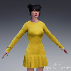 L.F. FRANCE LACE DRESS YELLOW