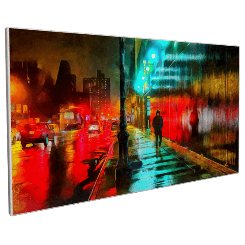 Street by night Painting