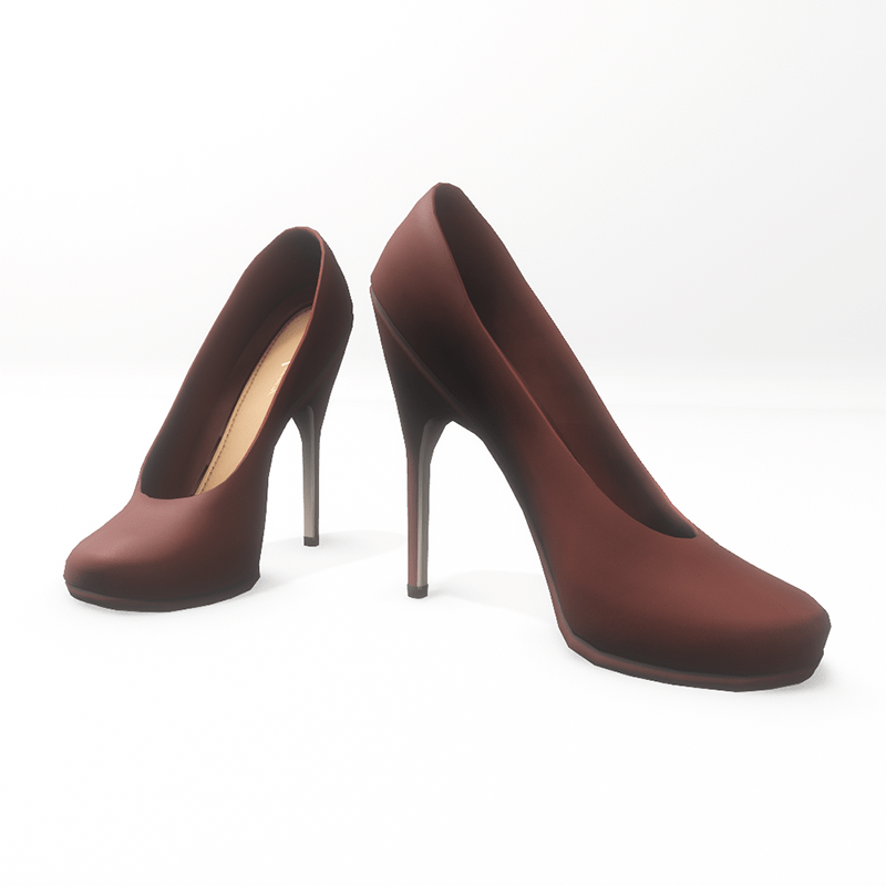 High heel pumps for "Alina Daisy highheels" and "Nicci" avatar - brown