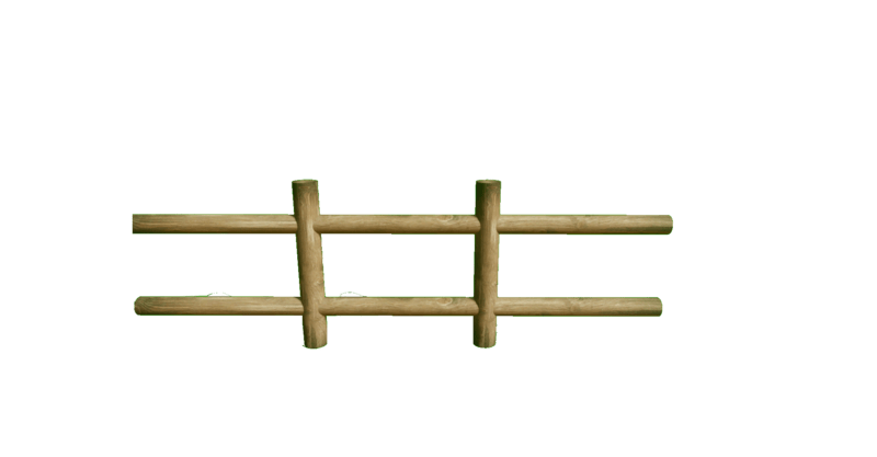 Wooden Fence (No End Posts)