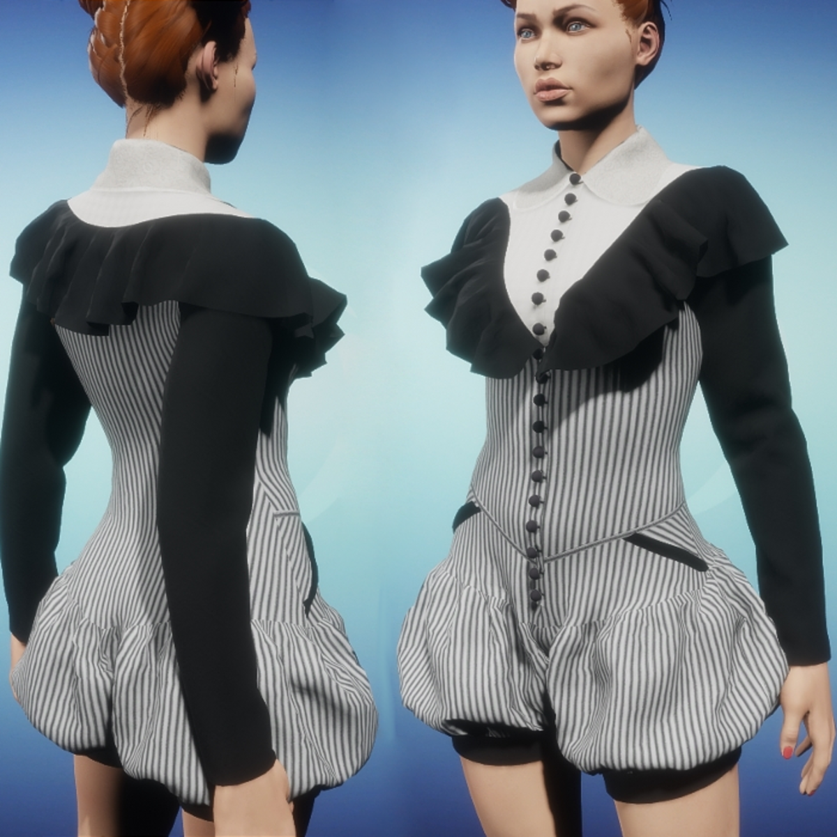 Lolita Romper - Black