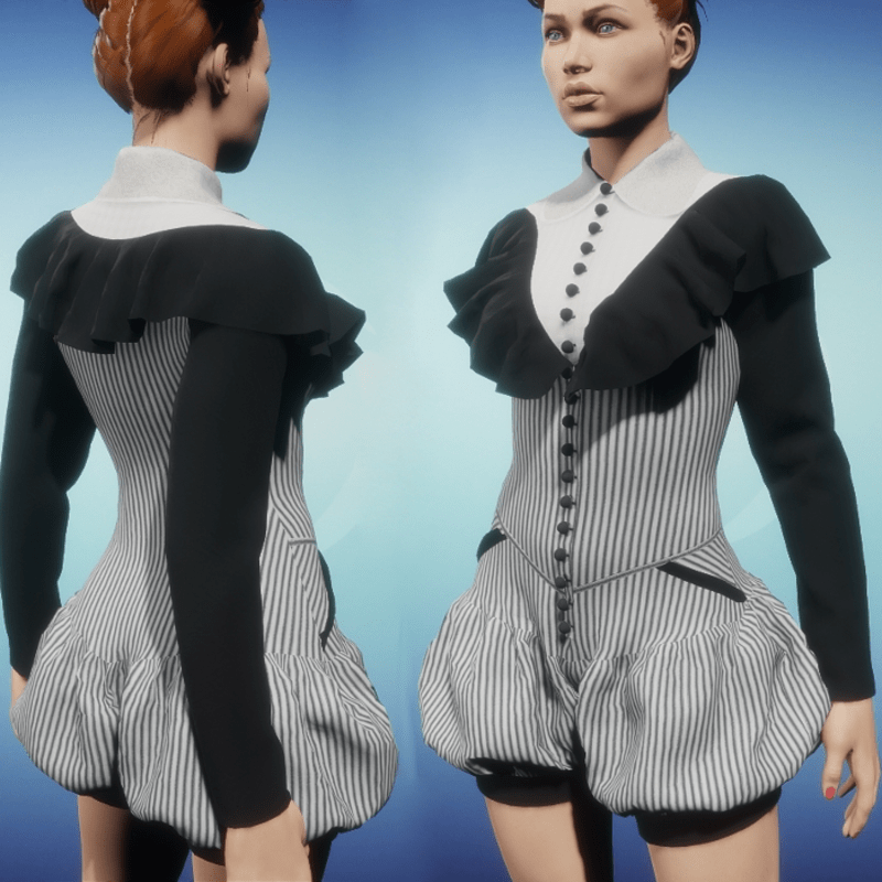 Lolita Romper - Black