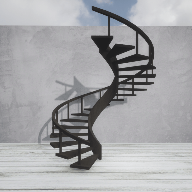Spiral Stairs Metal L