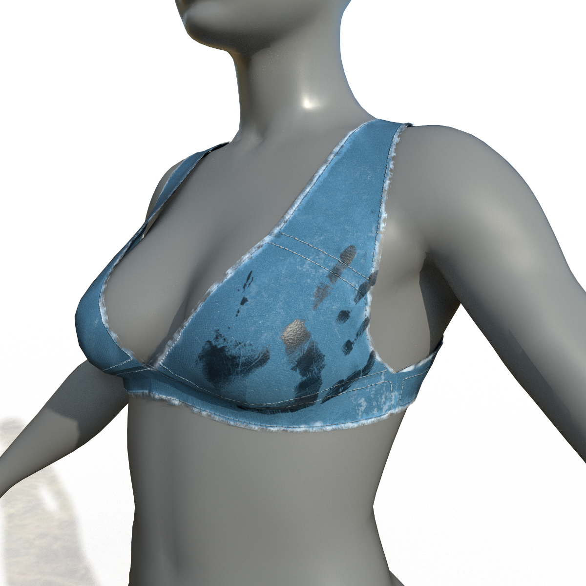 Summer Cowboy Top With Handprint