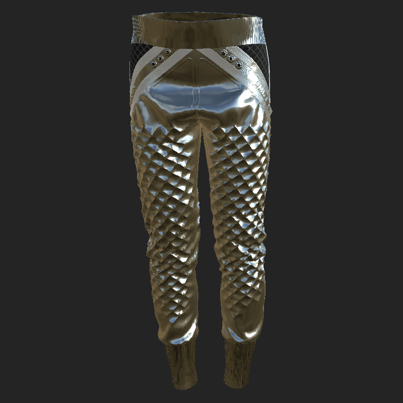 RABAH PANTS_ EMISSIVE SILVER