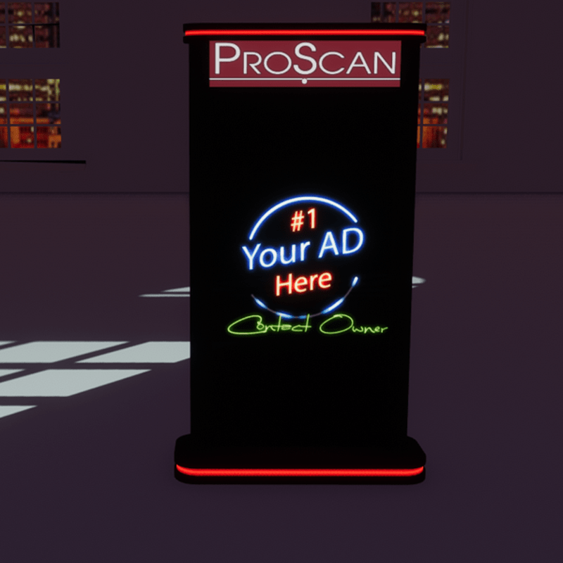 ProScan Advertisement Kiosk