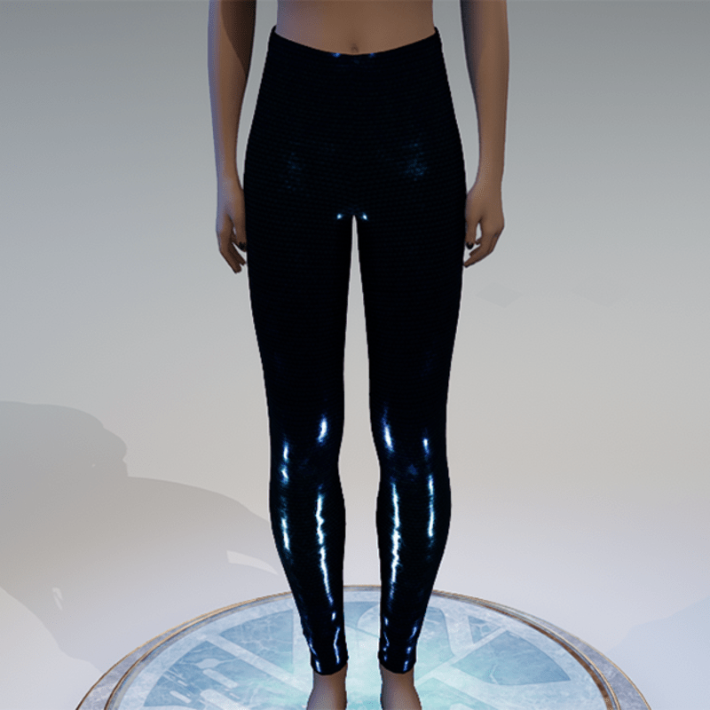Dark mermaid leggings