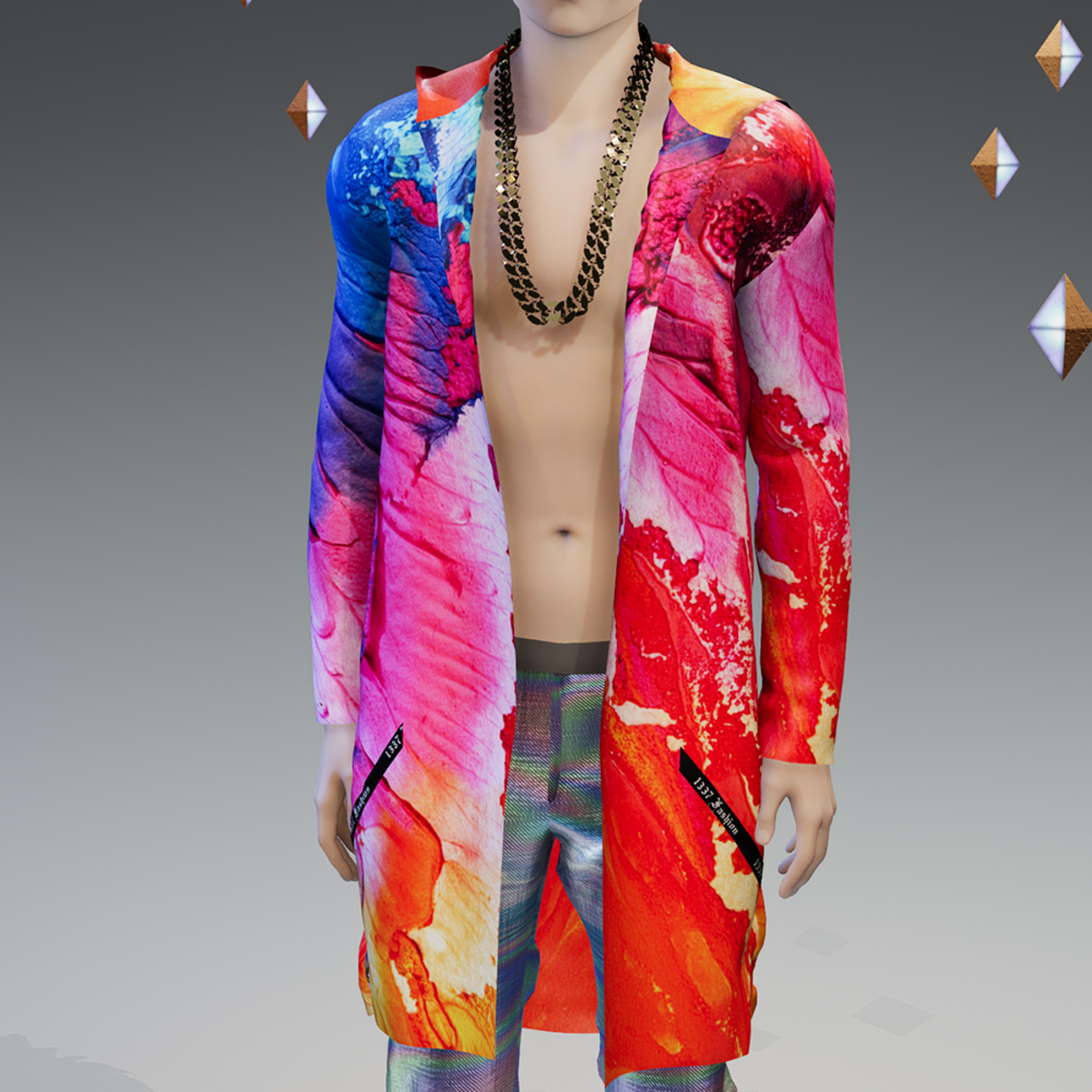 Colorful Paint Splash Dreamers Cloak
