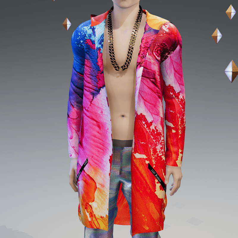 Colorful Paint Splash Dreamers Cloak