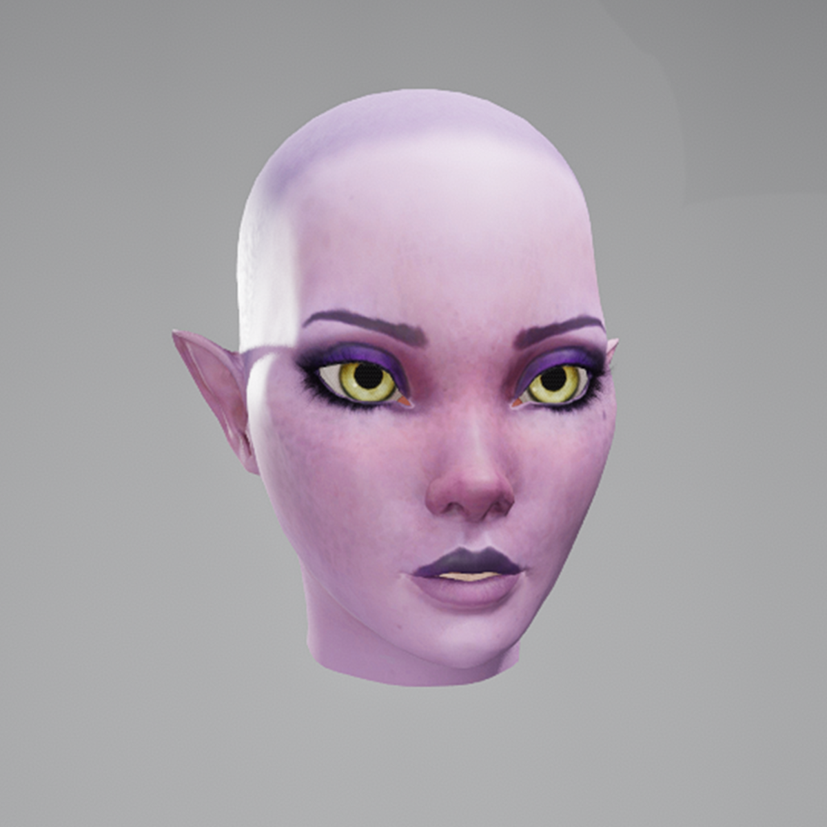 Vinx's Head Neutral (Eyes Yellow)