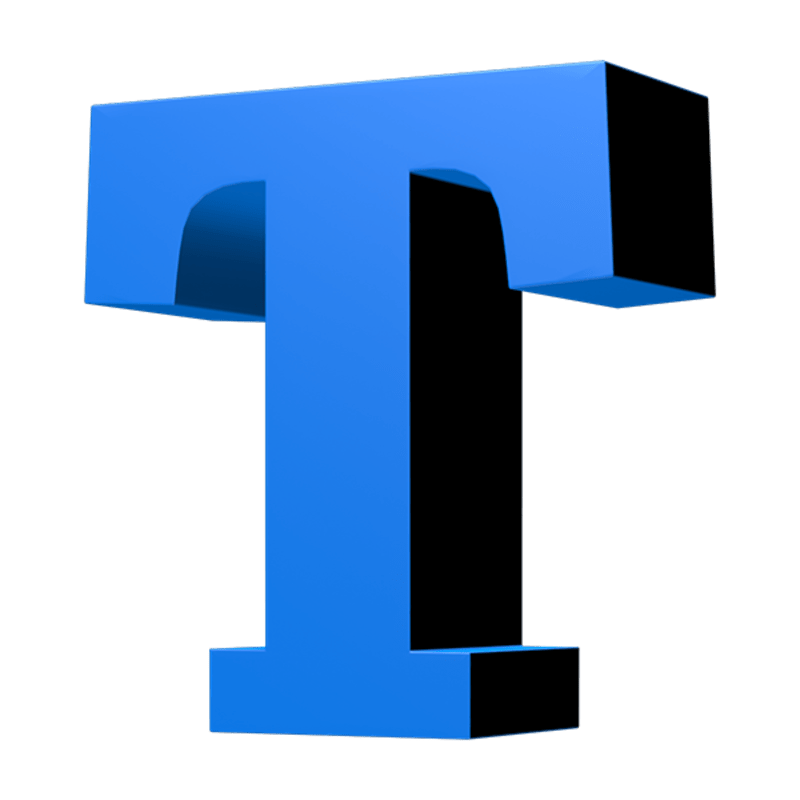 LOOT: Letter T (Blue)