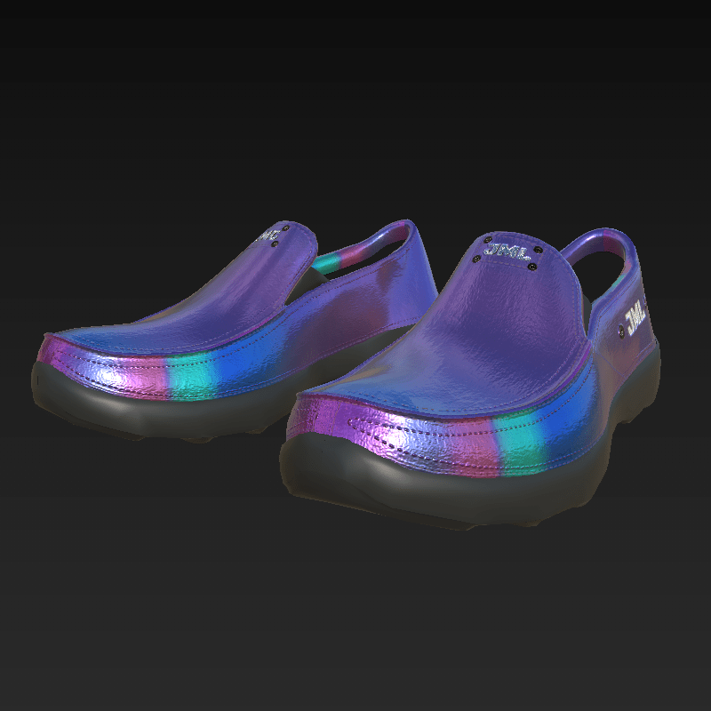 ELEGANT CLASSIC_ SHOES_ RAINBOW_ COLORS A_