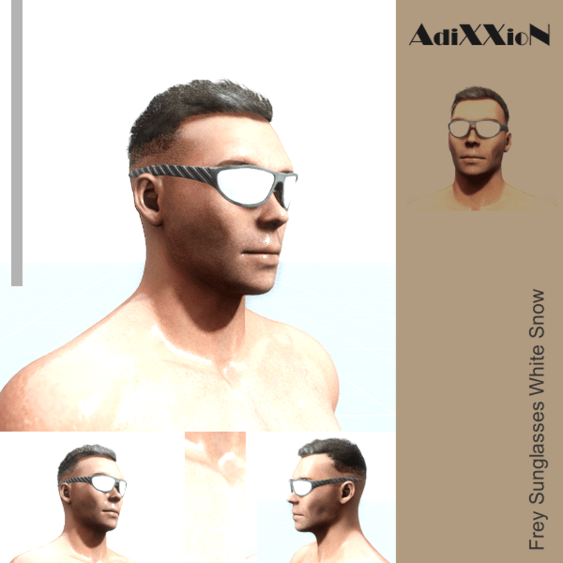 Frey Sunglasses White Snow