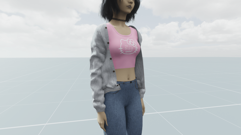 DoppShop - White Cardigan