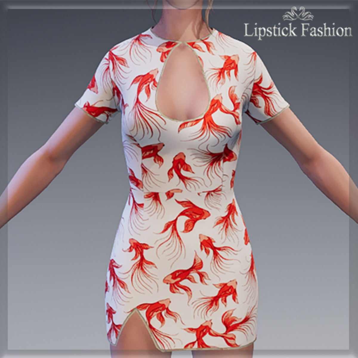 L.F. Mikado Dress - Orange