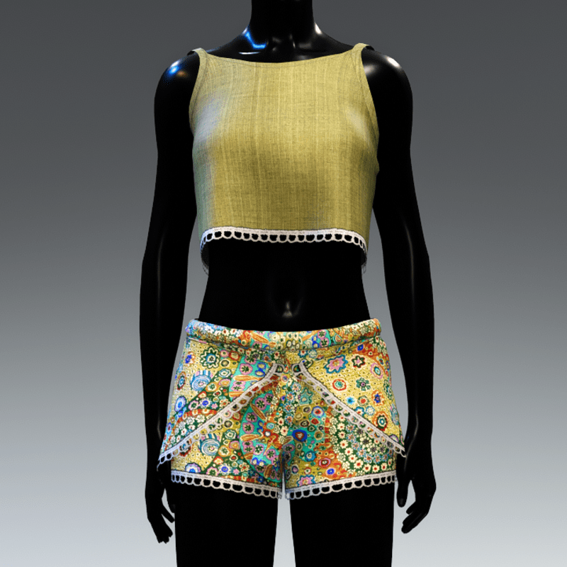 'Hot summer" set - yellow