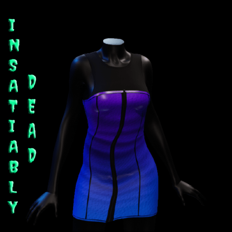 Gradient Zipper Dress 4