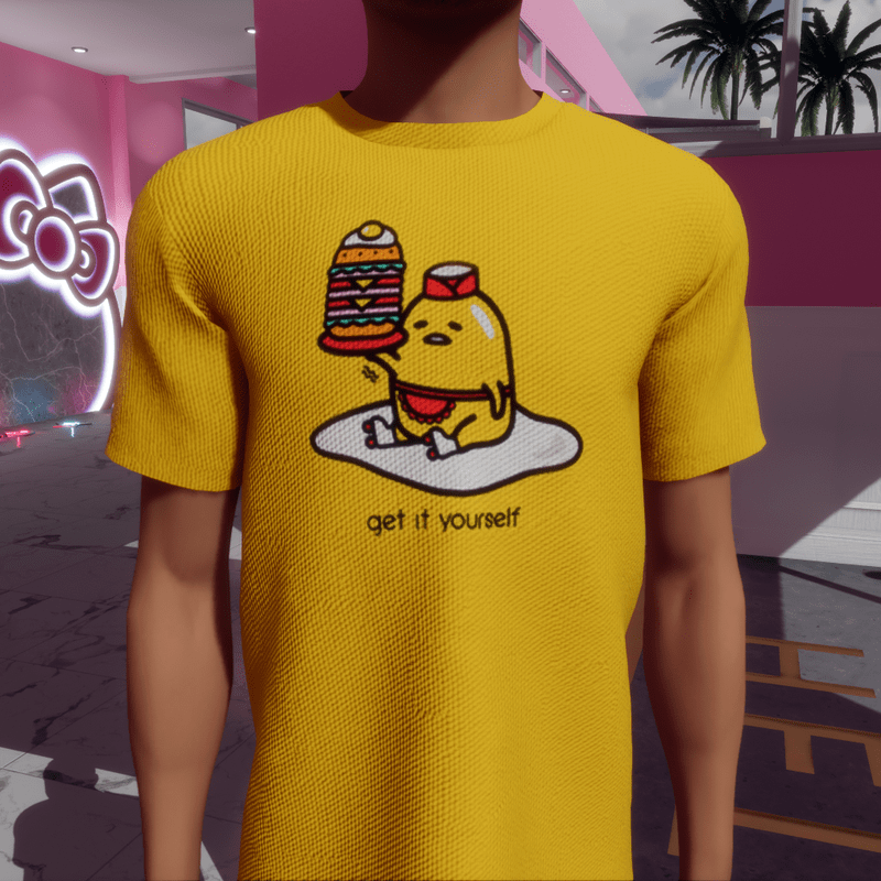 Gudetama "get it yourself" T-shirt - Male