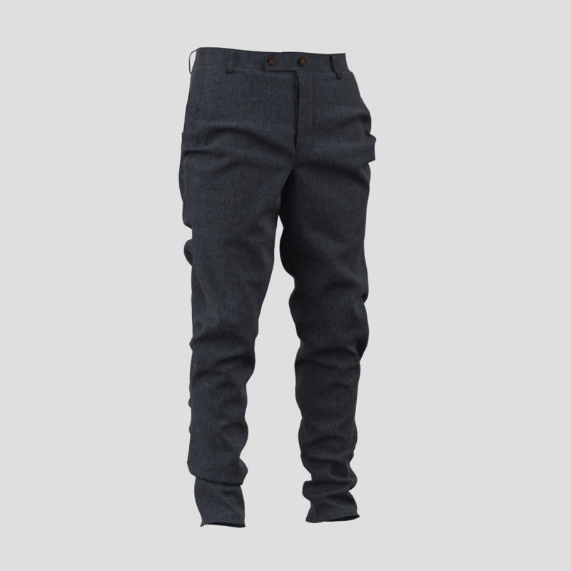 Screw Trousers grey/blue