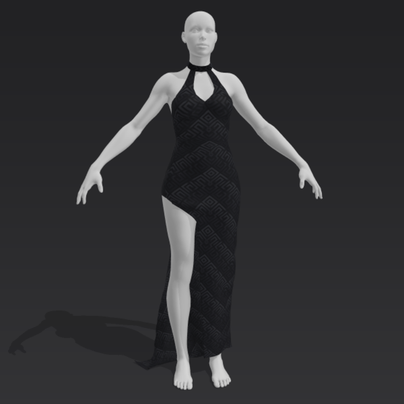 Split Evening Dress - Queen-ish