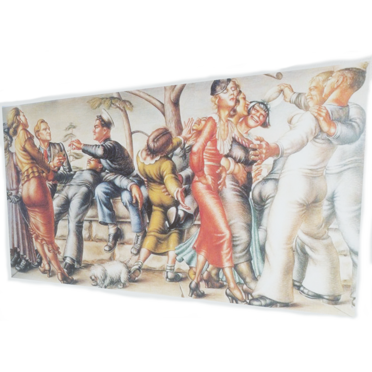 The Fleet's In! - Painting, Art