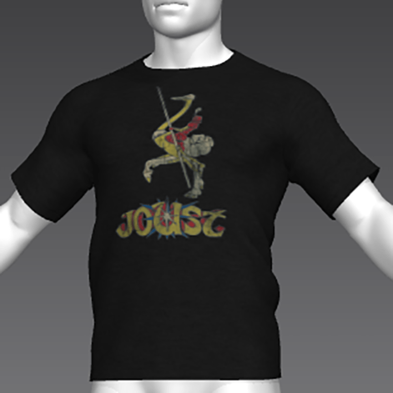 Ready Player One: Joust T-Shirt 03 (Black) (M)