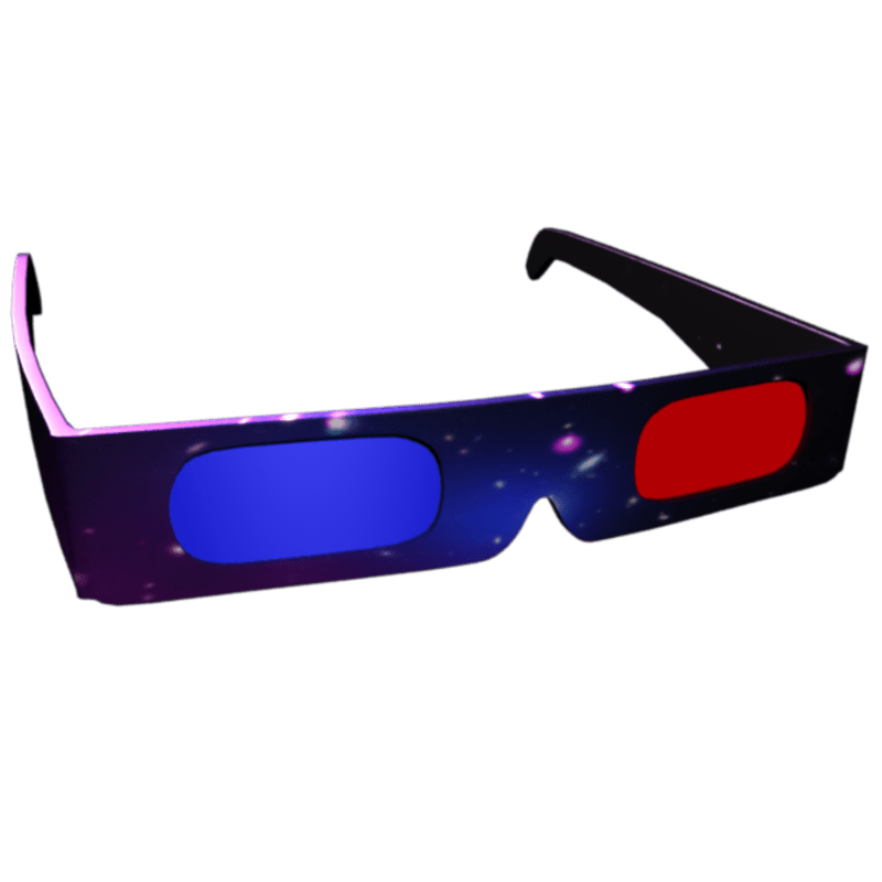 Female 3D Space Themed Shades