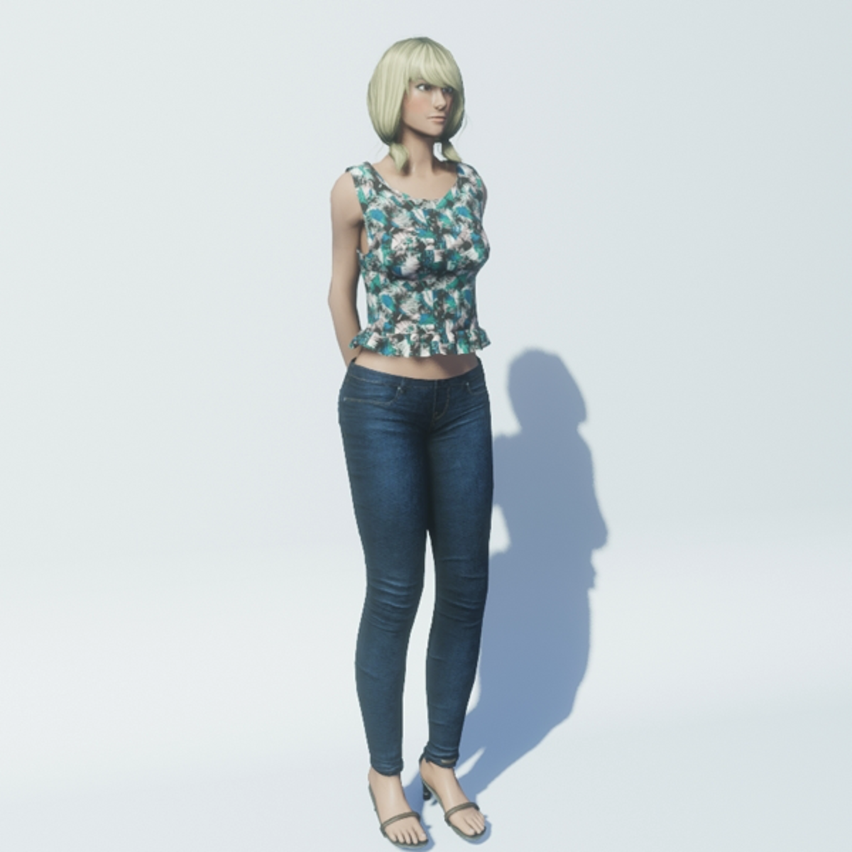 Idle Hands Behind Sway Female