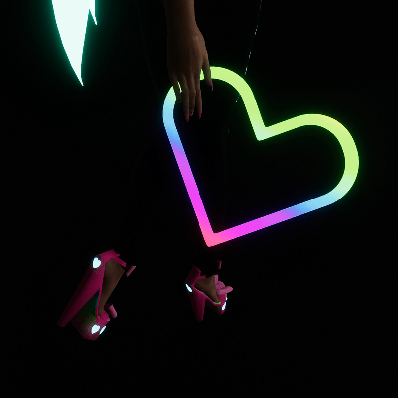 RGB Rave Heart (Animated)