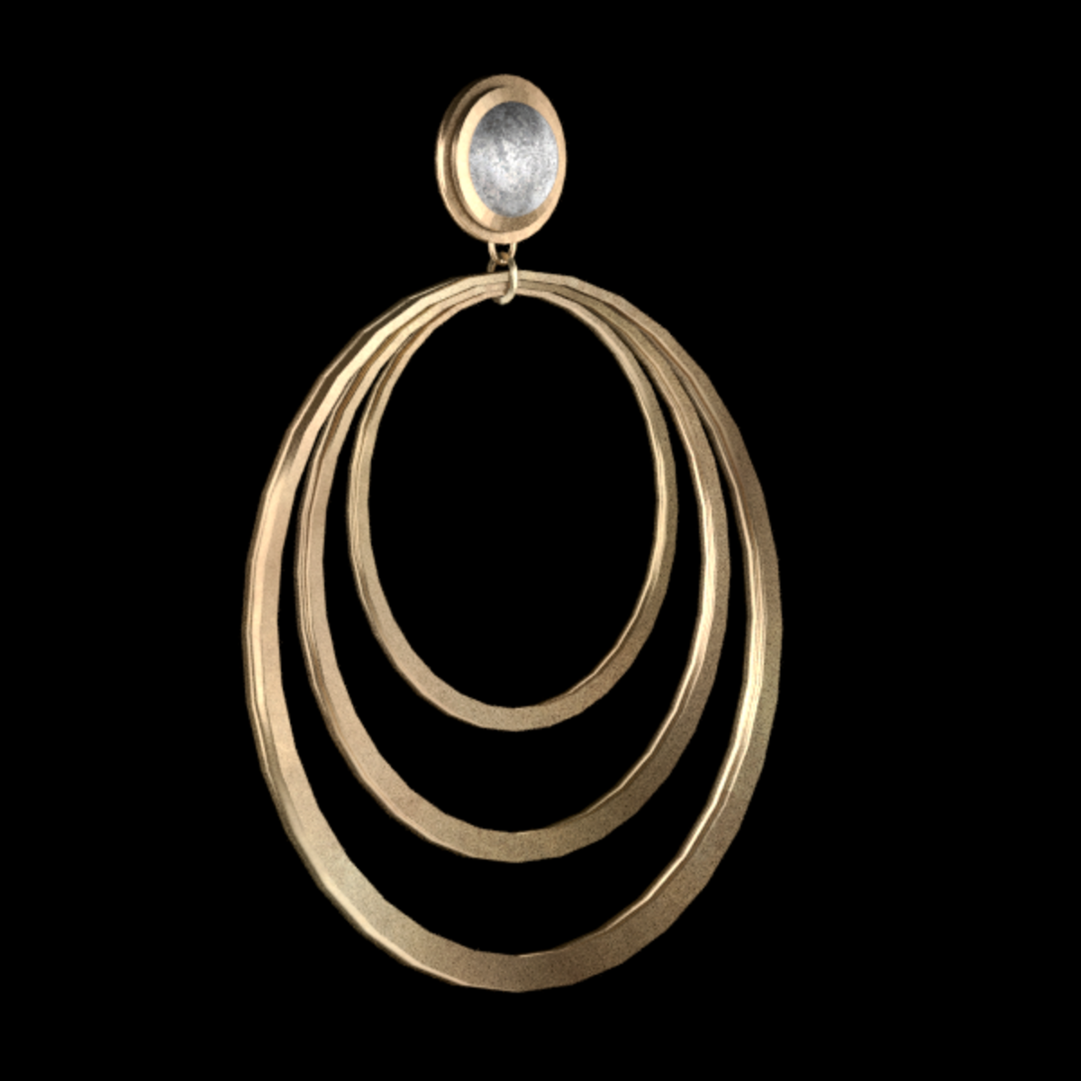 sunrise earrings gold