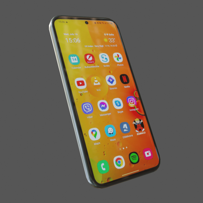 Left Hand Droid Phone