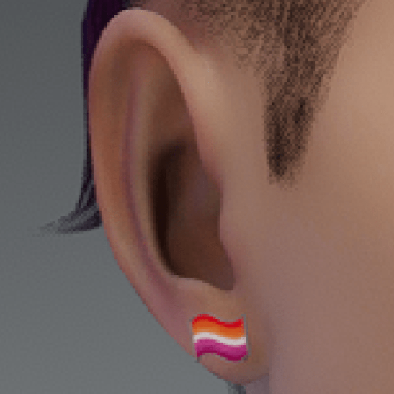 pride earrings lesbian