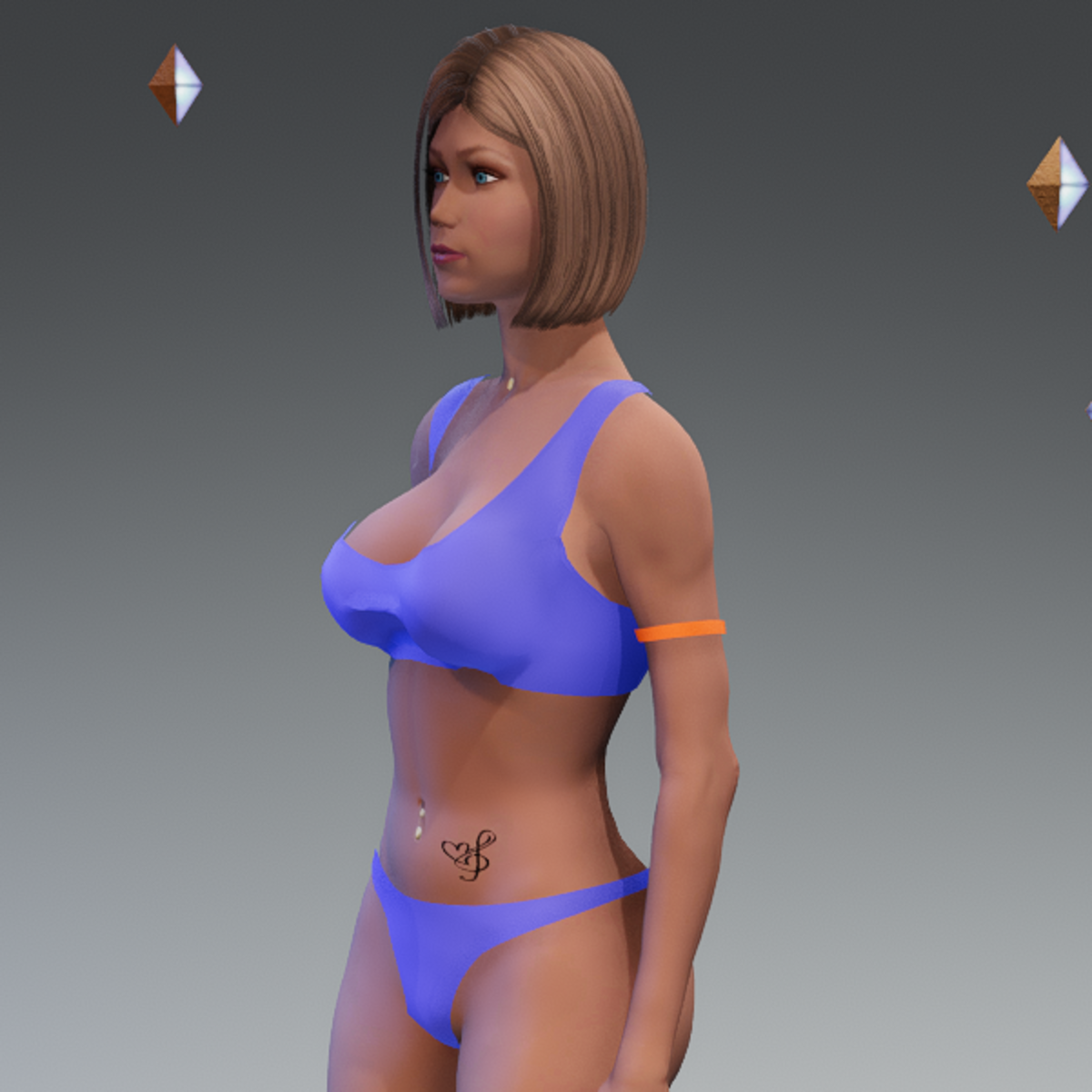 Emissive Orange Armlet