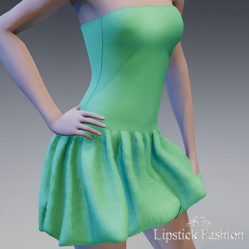 L.F. OLYMPE DRESS VERT EMERAUDE