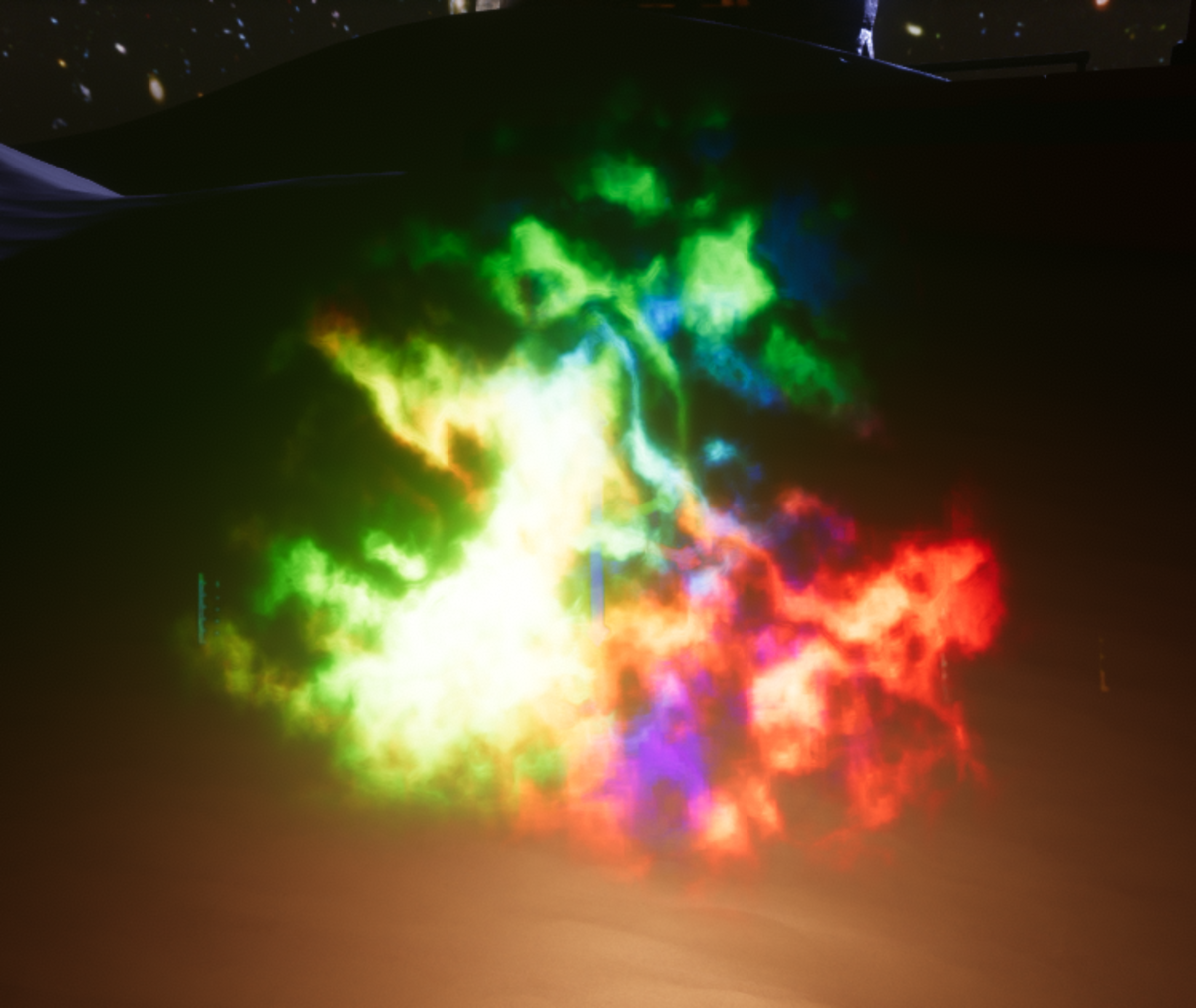 Colorful Flamey Billboard