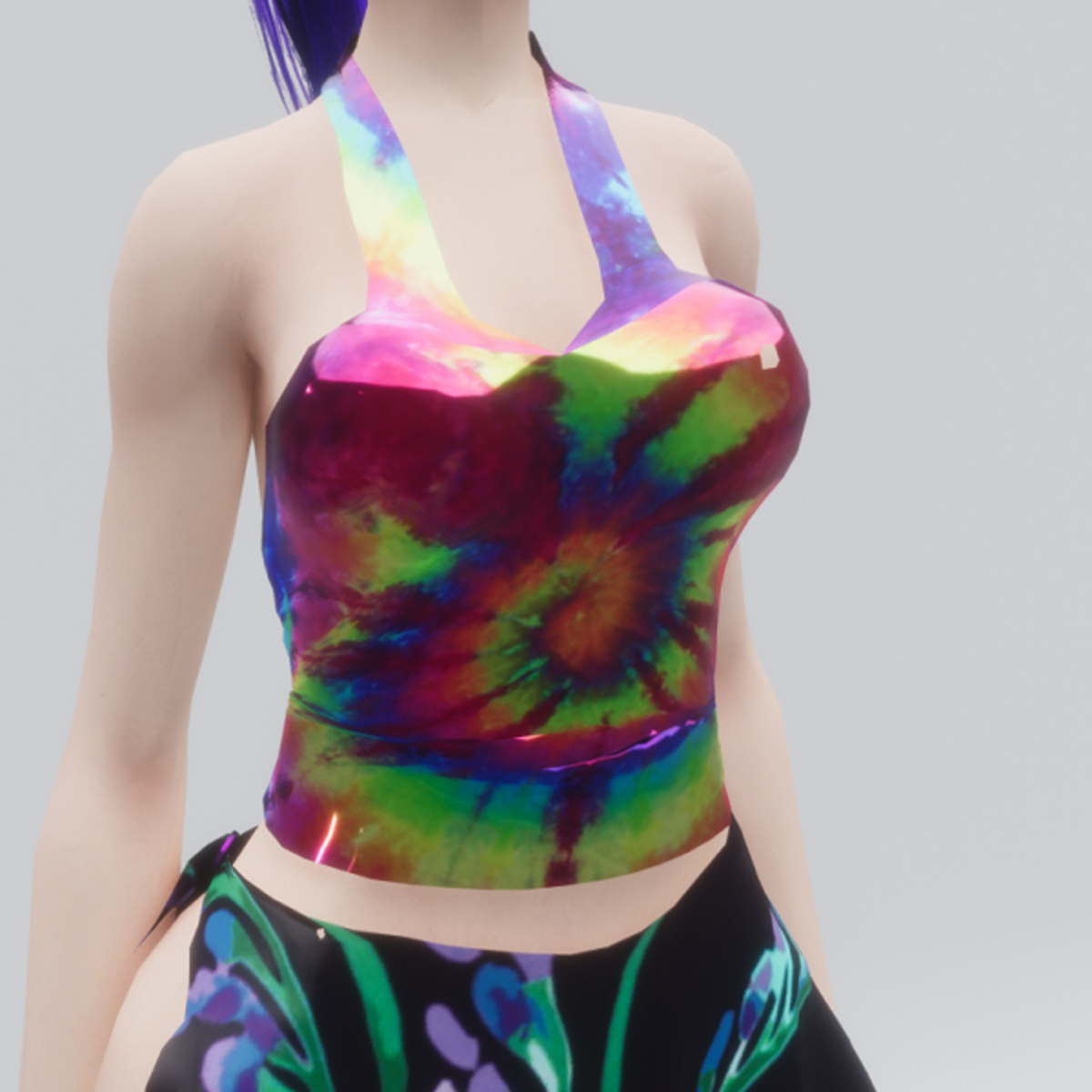 Tiedye Racer Back Blouse