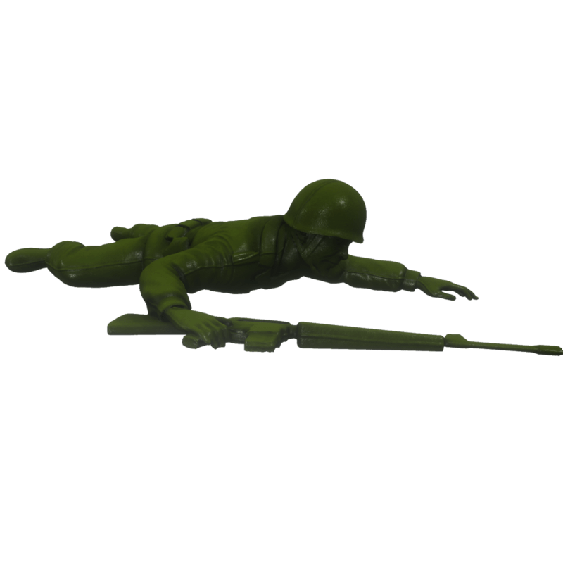 Plastic Solider Crawl