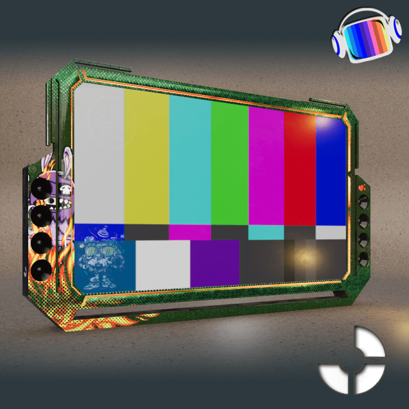 Stage Display SKY 3- Collage Green