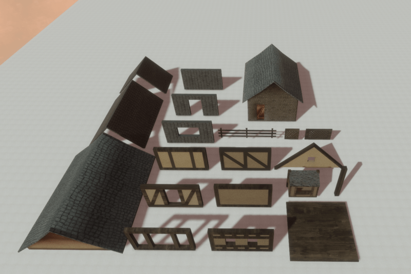 Architecture - Medieval building pack