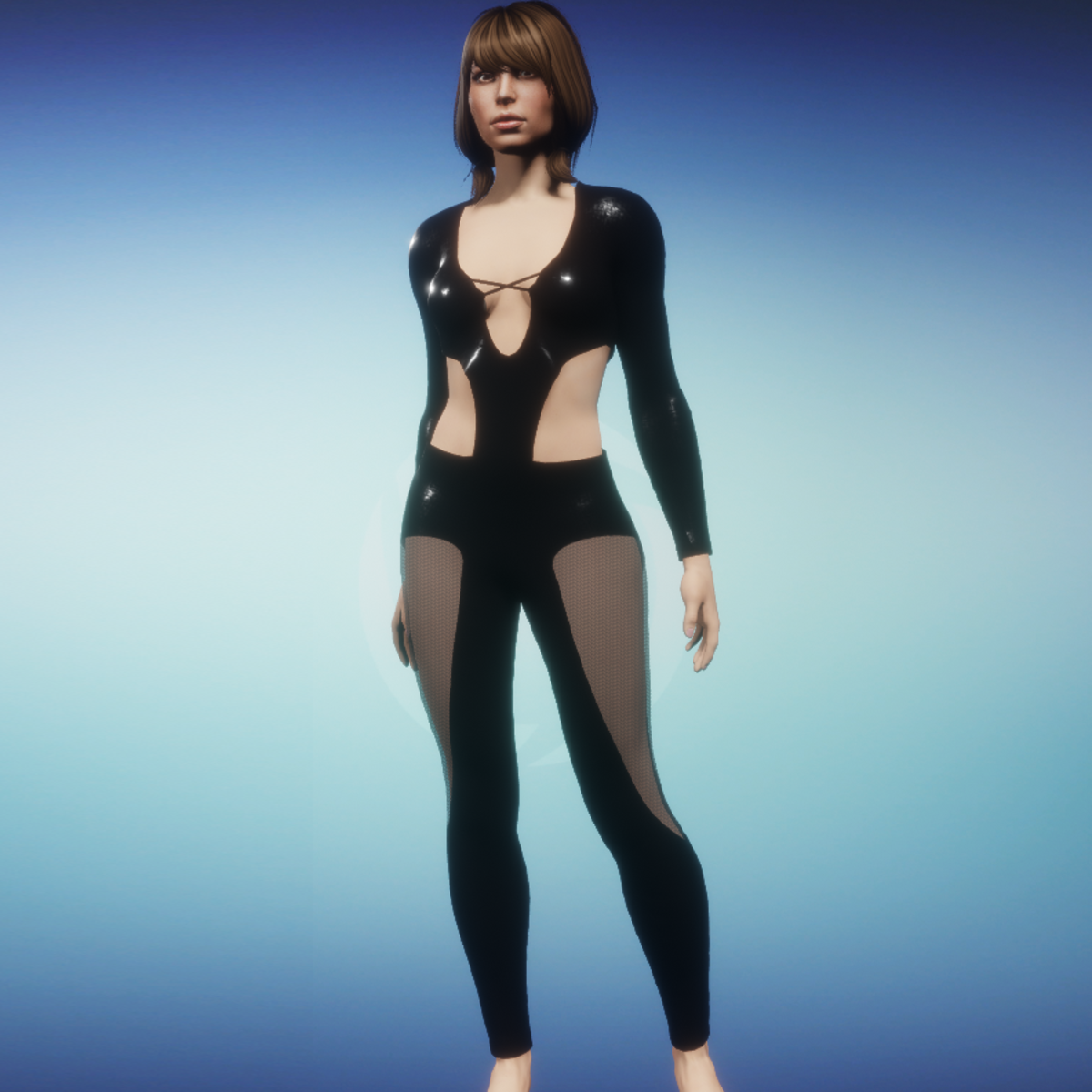 Catsuit Carla latex black