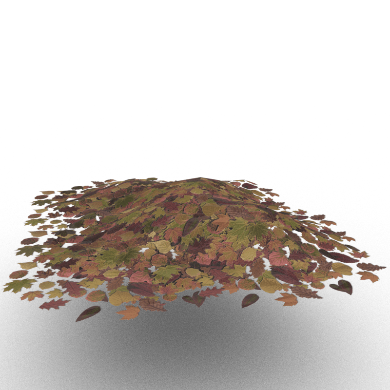 Fall leaves Pile