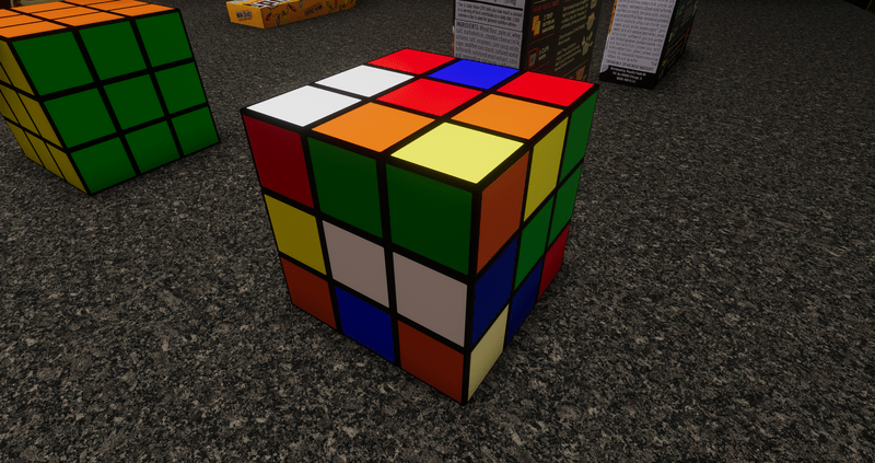 rubix cube unsolved