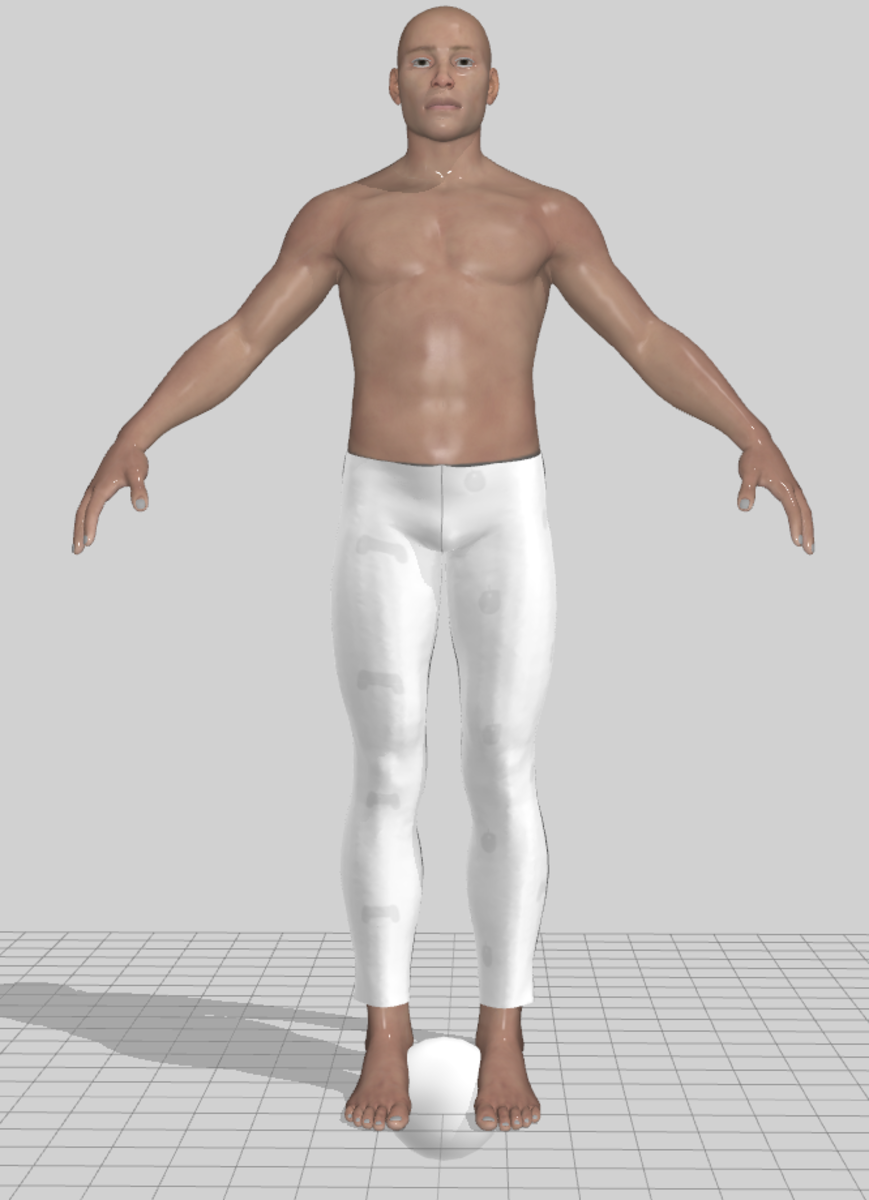 Trousers - Tight - White Gaming