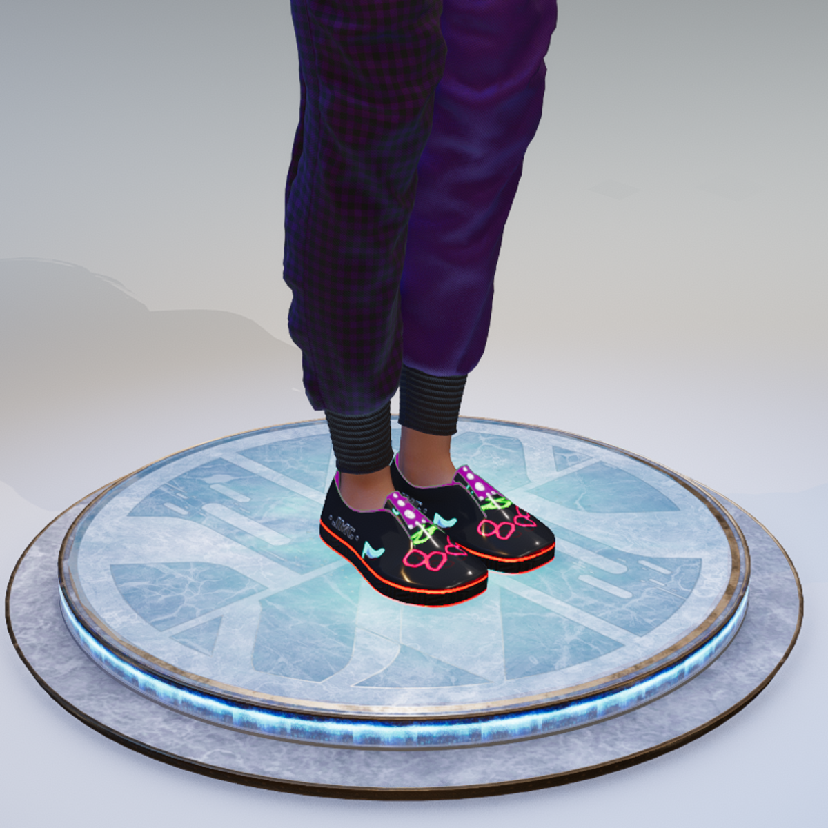 UNISEX SLIP ON SHOES PARTY EDITION EMISSIVE ANIMATED