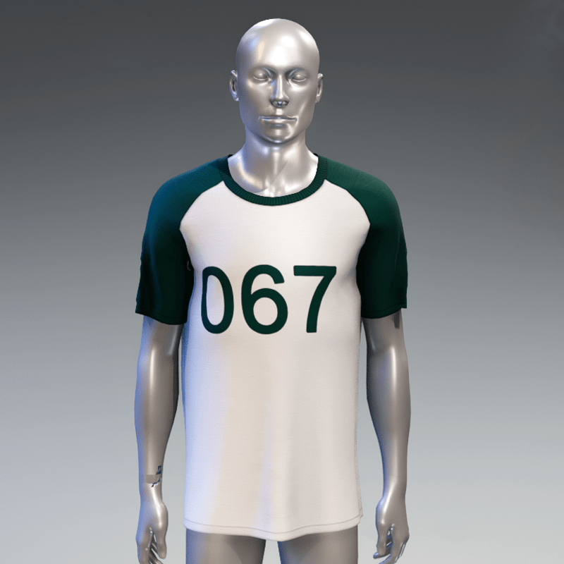 "Squid game" style t-shirt male 067